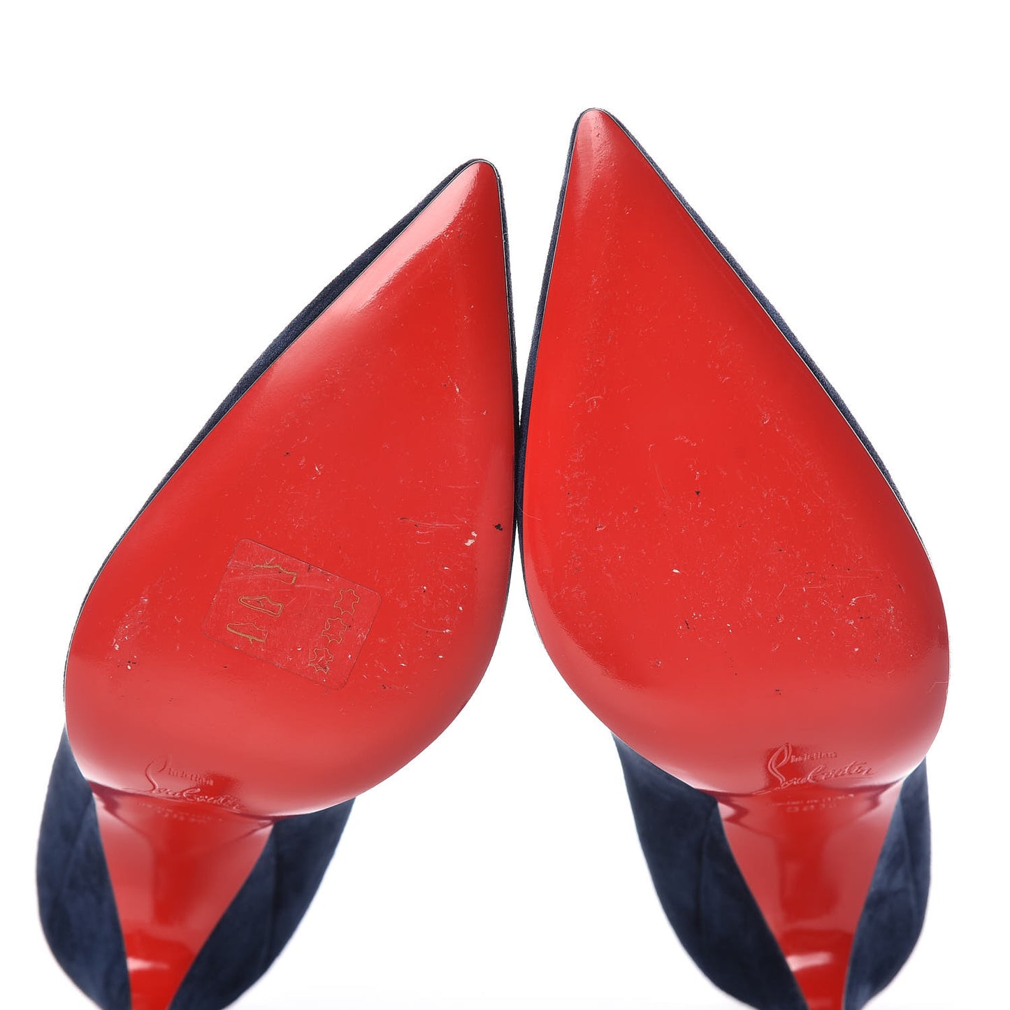 Veau Velours Alminette 100 Pumps 36.5 Marine