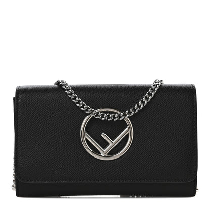 Fendi Vitello Cruise F is Fendi Wallet on Chain Black 1 of 8
