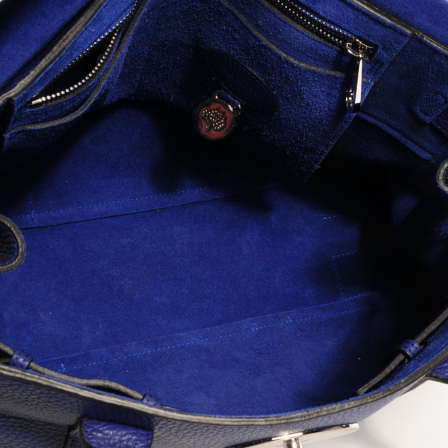 Mulberry Soft Grain Leather Bayswater Indigo 9 of 14