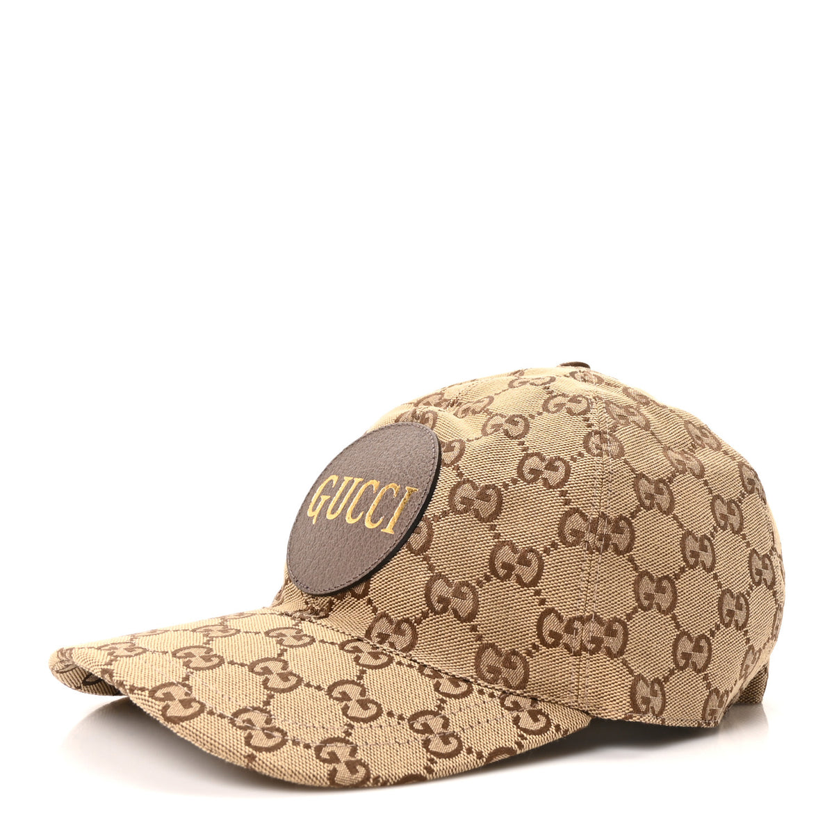 Monogram Textured Dollar Calfskin Zeno Baseball Hat L Beige