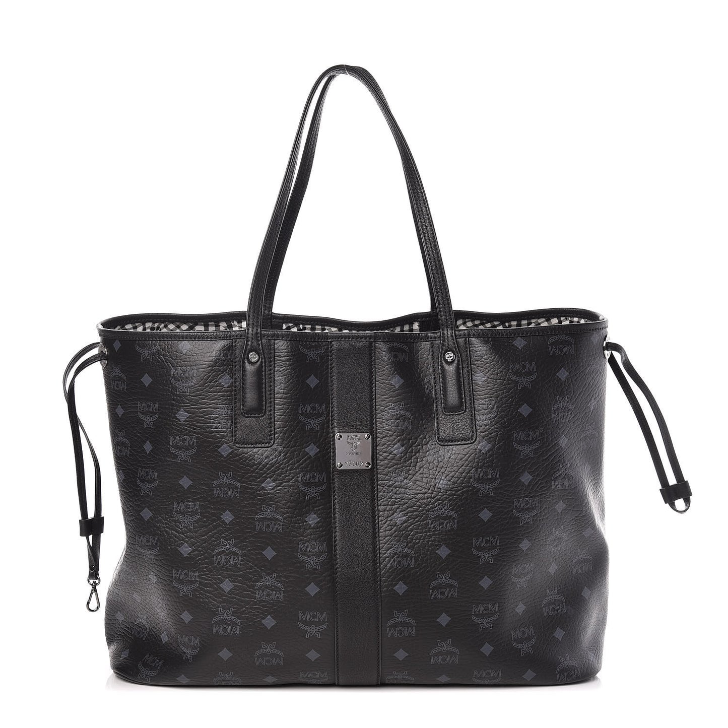 Visetos Large Liz Reversible Shopper Tote Black