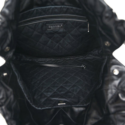 Chanel Shiny Calfskin Quilted Chanel 22 Black 6 of 11