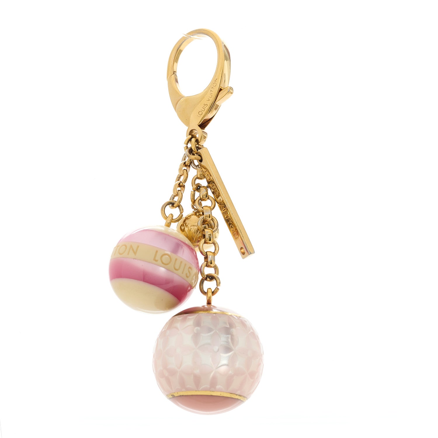 Louis Vuitton Mini Lin Croisette Bag Charm Violet 3 of 6