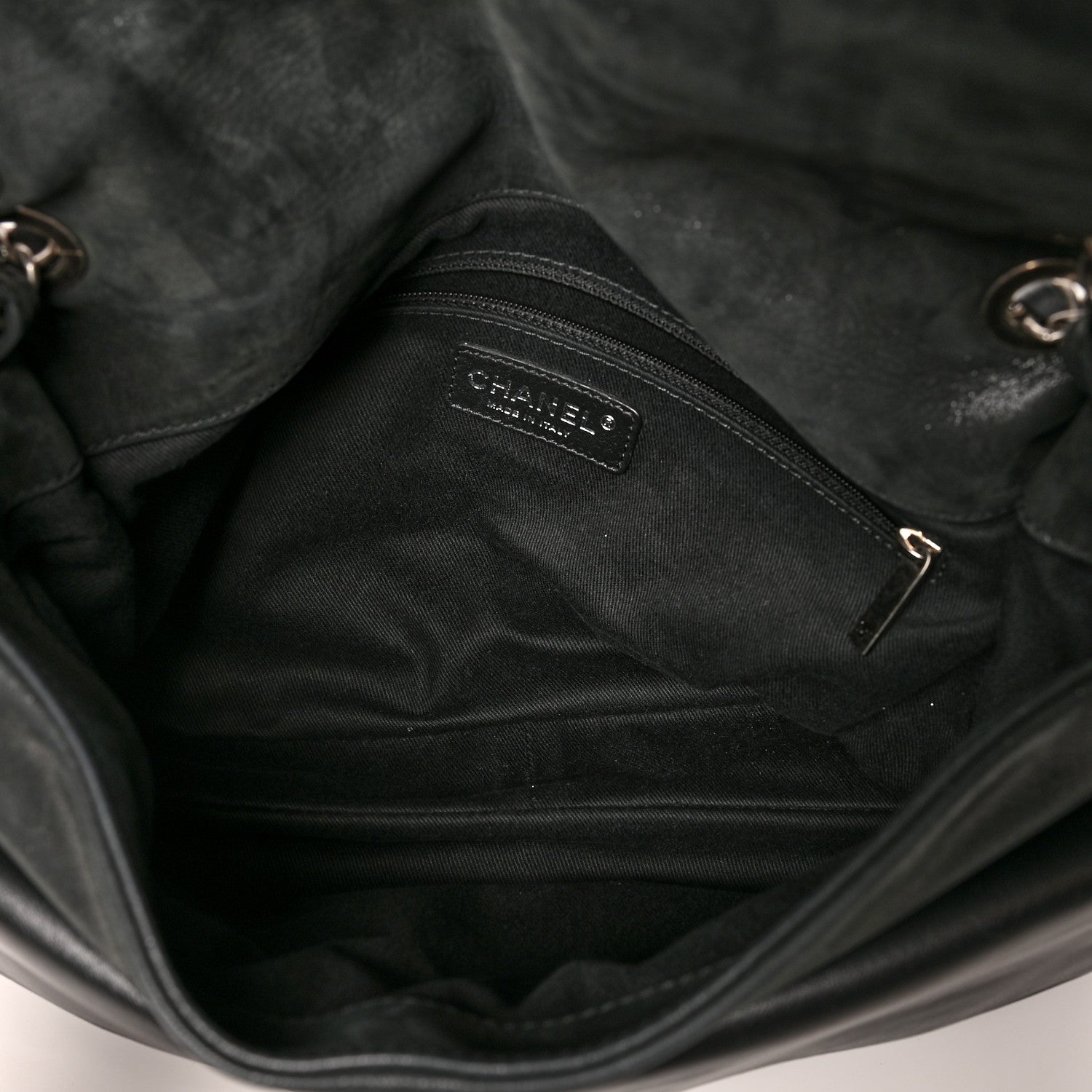 Chanel Iridescent Calfskin Jumbo In the Mix Double Flap Black 5 of 10