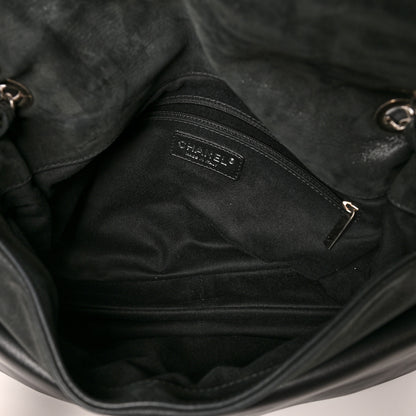 Chanel Iridescent Calfskin Jumbo In the Mix Double Flap Black 5 of 10