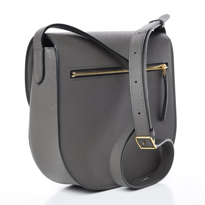 Celine Grained Calfskin Compact Trotteur Grey 3 of 9