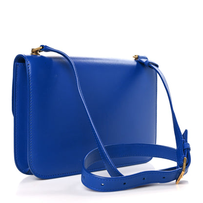 Saint Laurent Smooth Calfskin Carre Satchel Royal Blue 3 of 9