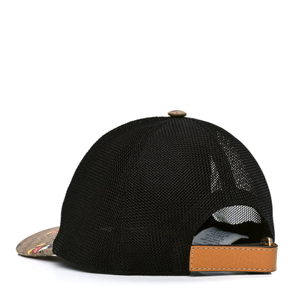 Gucci X DISNEY Mini Vintage GG Supreme Monogram Mickey Mouse Baseball Hat S Beige Vintage Sun Oil 2 of 4