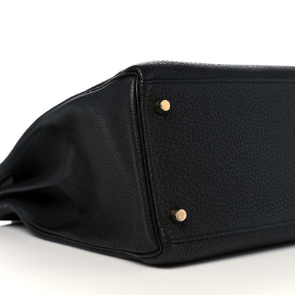 Hermes Togo Kelly Retourne 35 Black 7 of 38