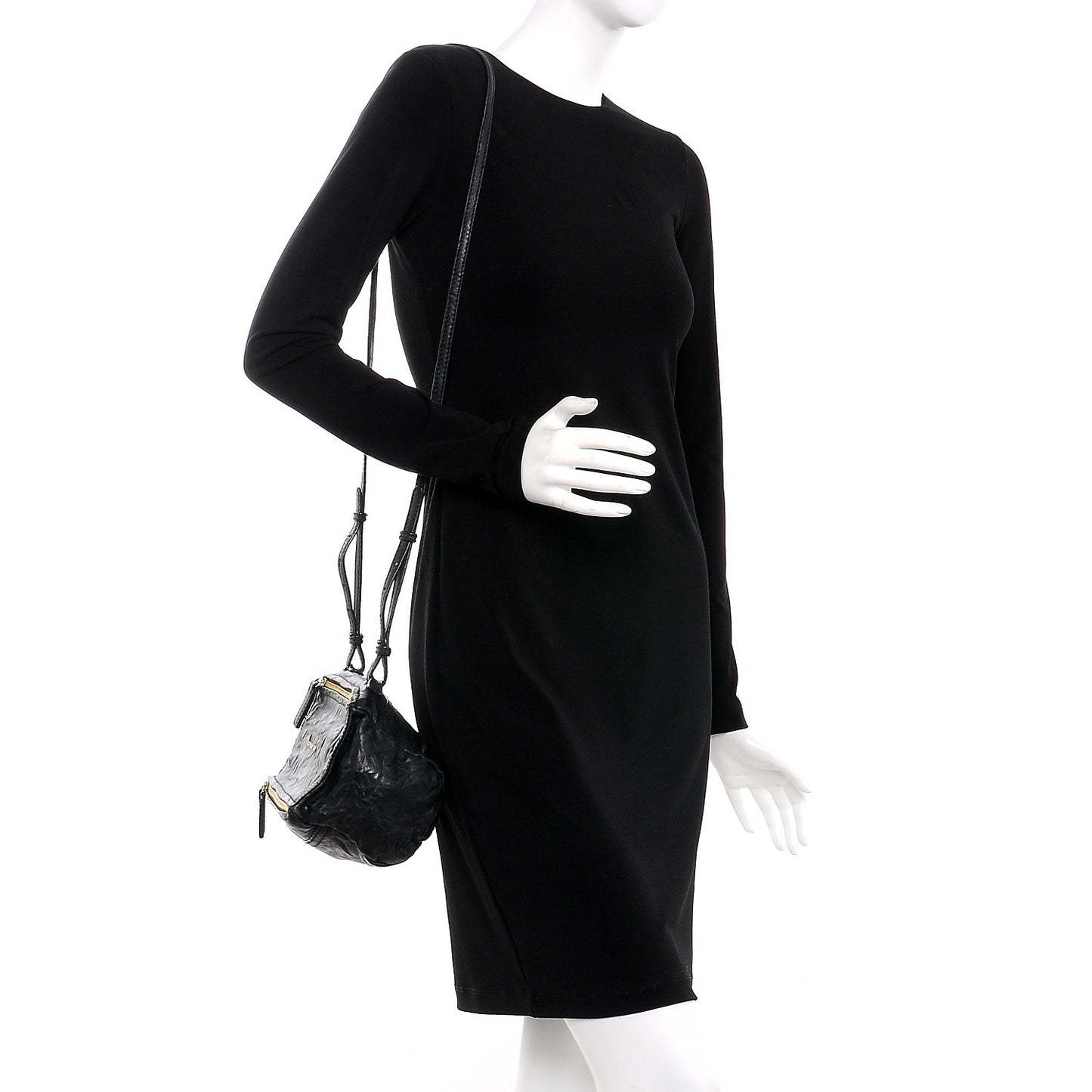 Tumbled Sheepskin Mini Pandora Black