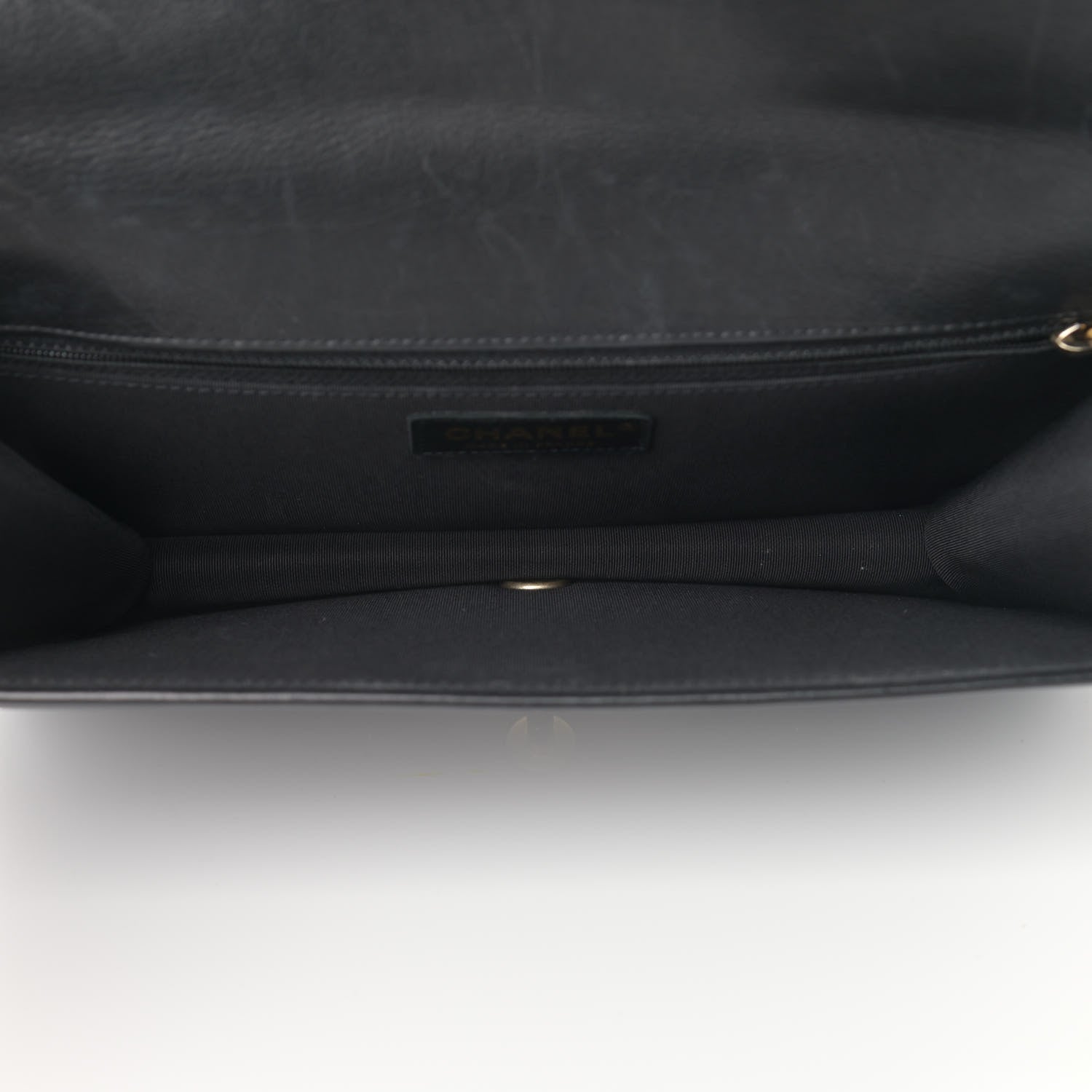 Chanel Lambskin Quilted Flap Shoulder Bag Black 7 of 15