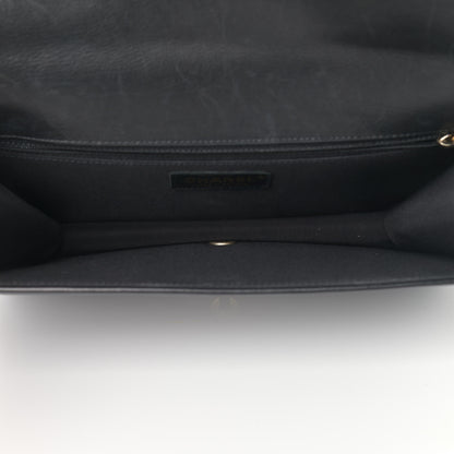 Chanel Lambskin Quilted Flap Shoulder Bag Black 7 of 15