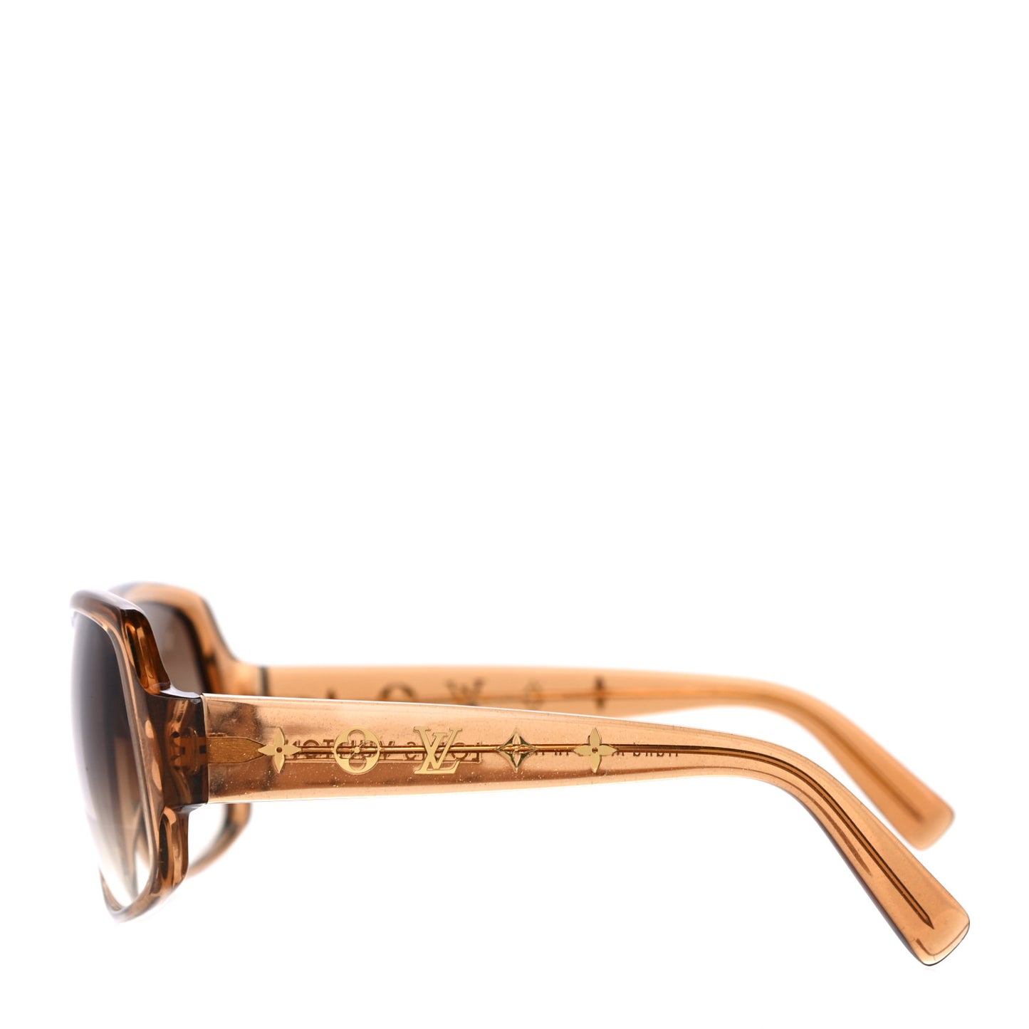 Acetate Obsession Carre Sunglasses Z0025W Glitter Honey