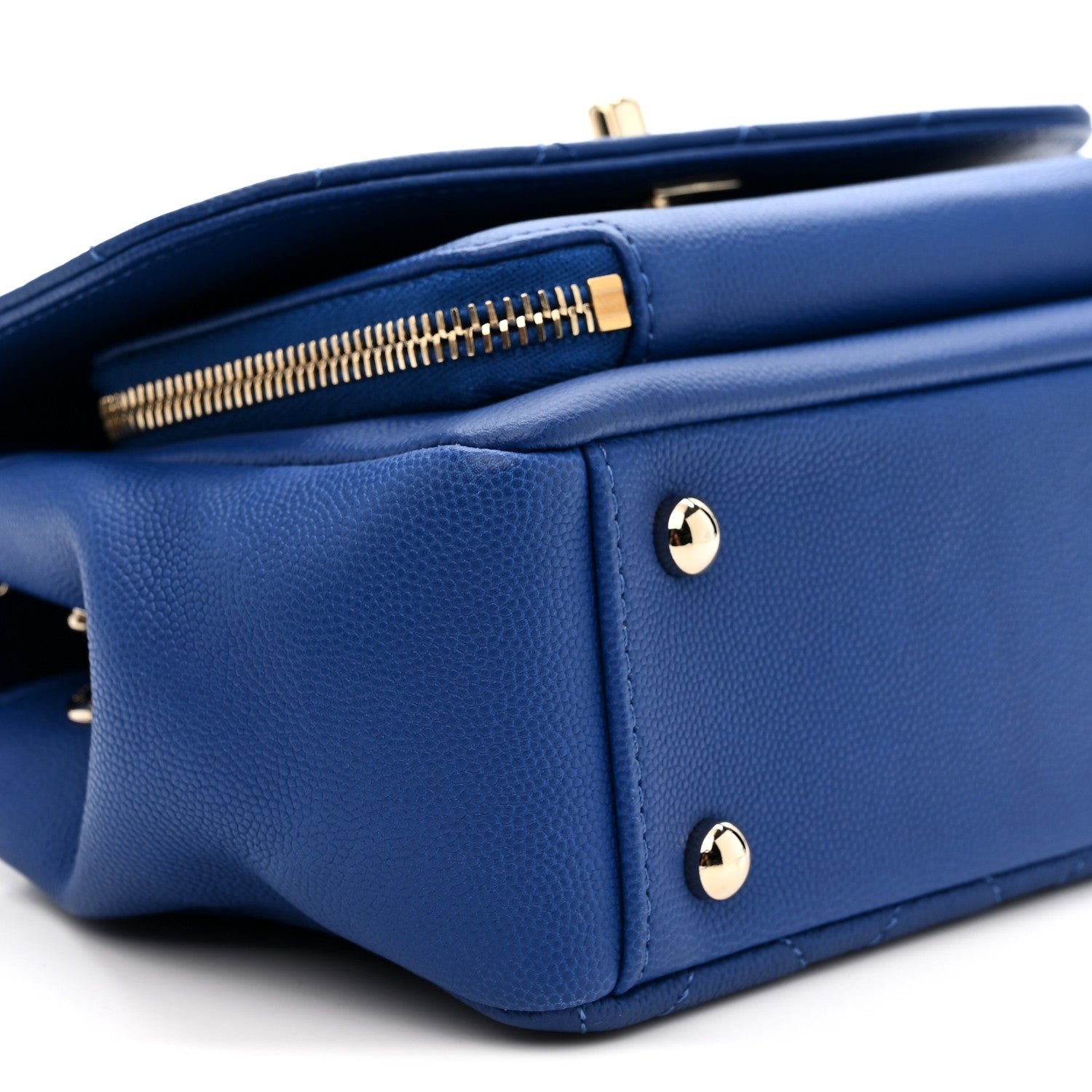 Chanel Caviar Quilted Small Business Affinity Flap Dark Blue 9 of 10
