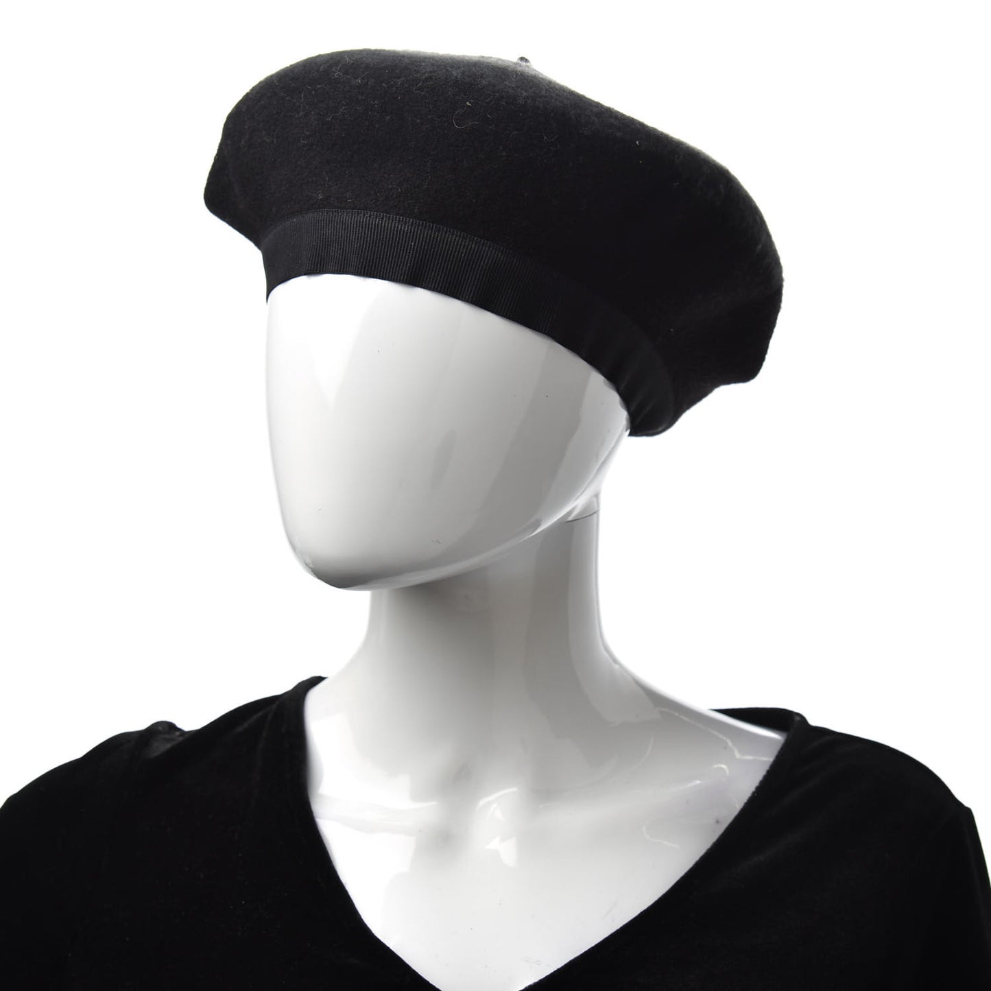 Rabbit Felt DiorArty Beret Black Grey