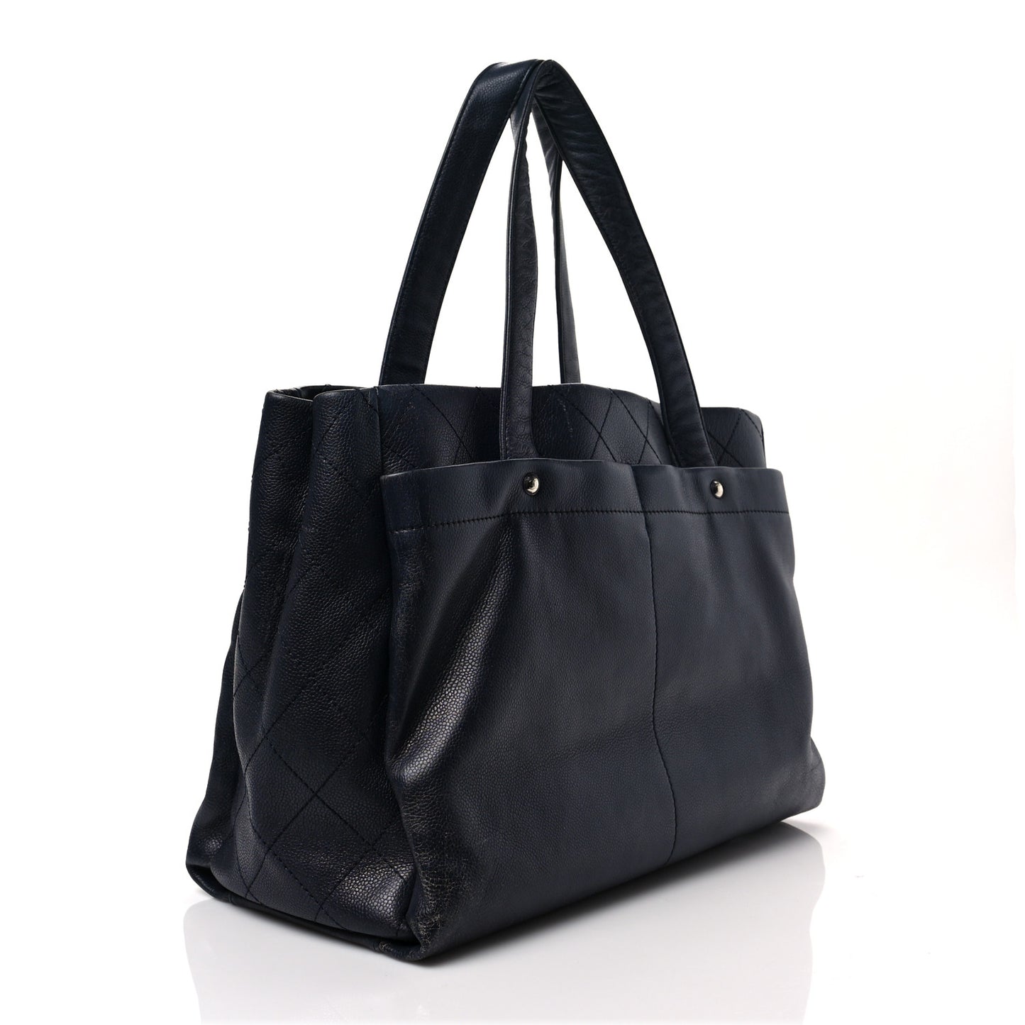 Caviar Executive Cerf Shopper Tote Navy
