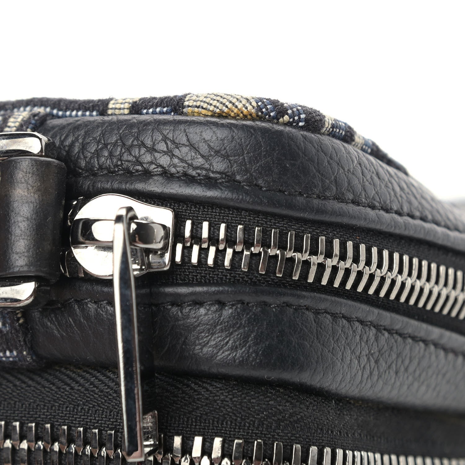 Christian Dior Oblique Pouch Navy Blue 7 of 10