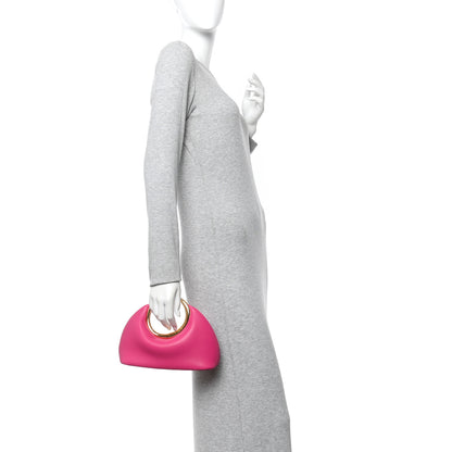 Jacquemus Calfskin Le Petit Calino Ring Top Handle Bag Dark Pink 2 of 10