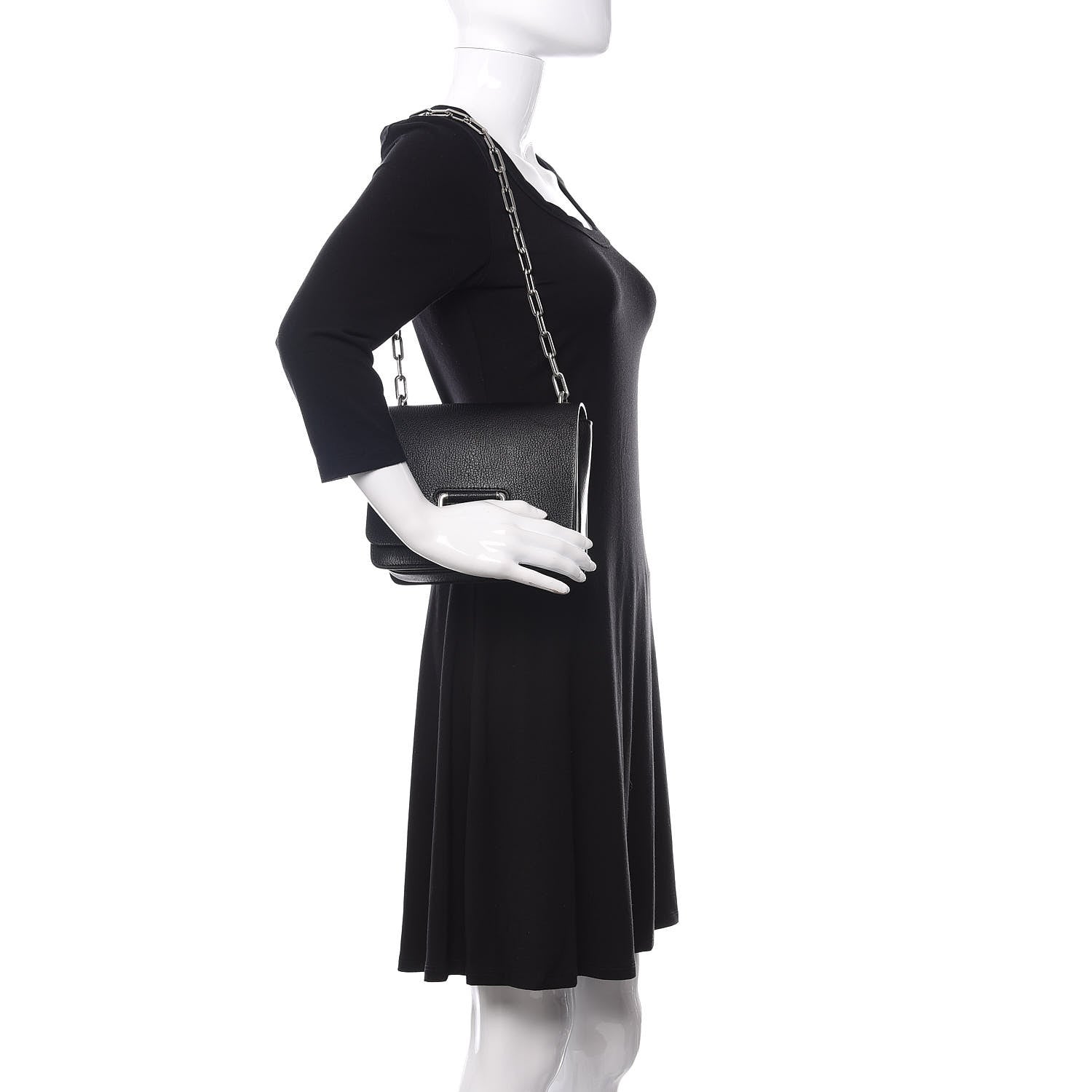 Burberry Goatskin Small D-Ring Bag Black 2 of 10