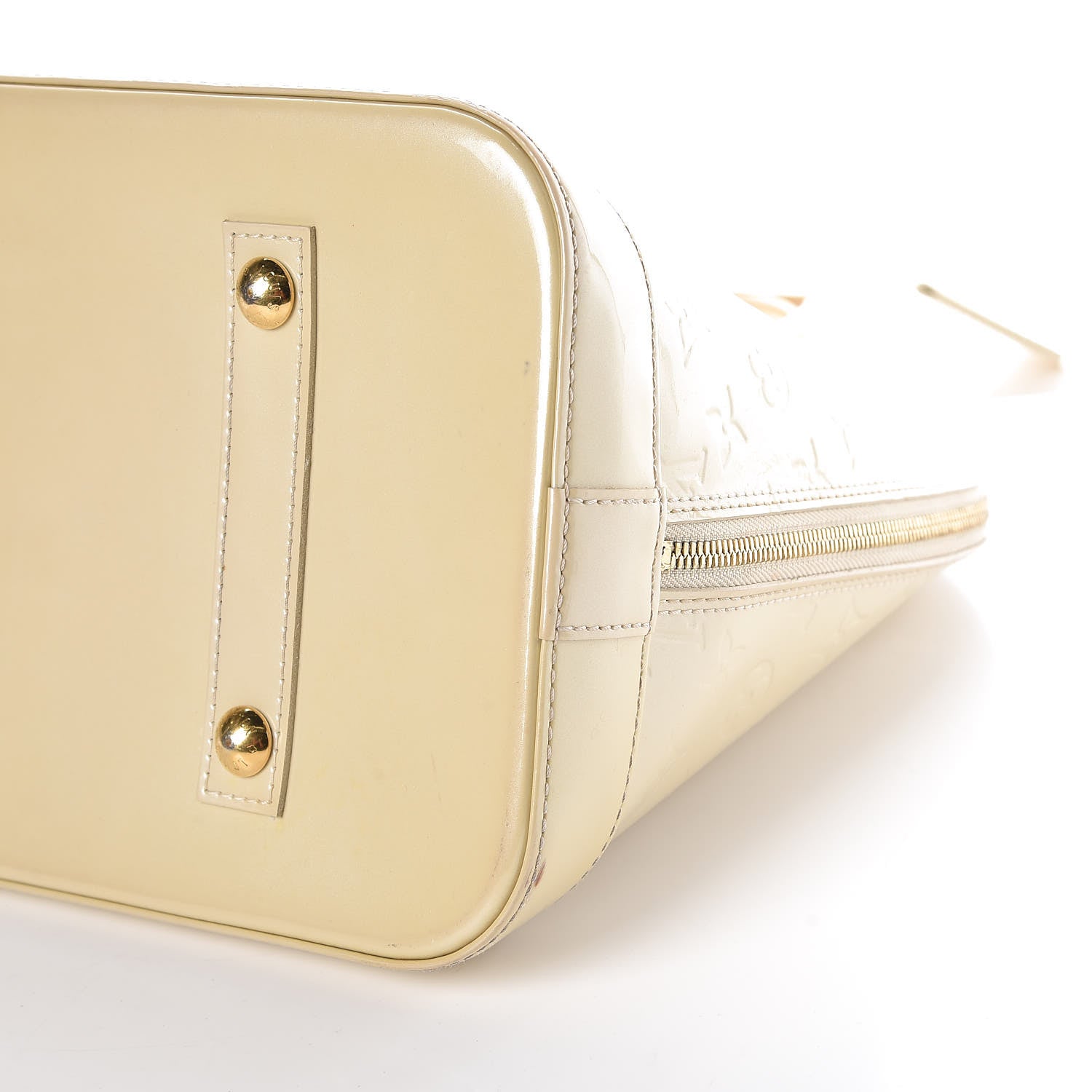 Louis Vuitton Vernis Alma GM Blanc Corail 12 of 15