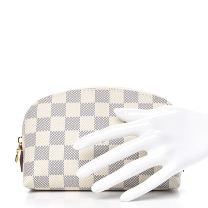 Louis Vuitton Damier Azur Cosmetic Pouch 2 of 9