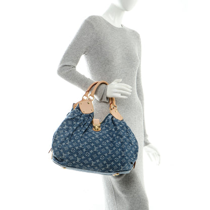 Louis Vuitton Denim Mahina XL Blue 2 of 7