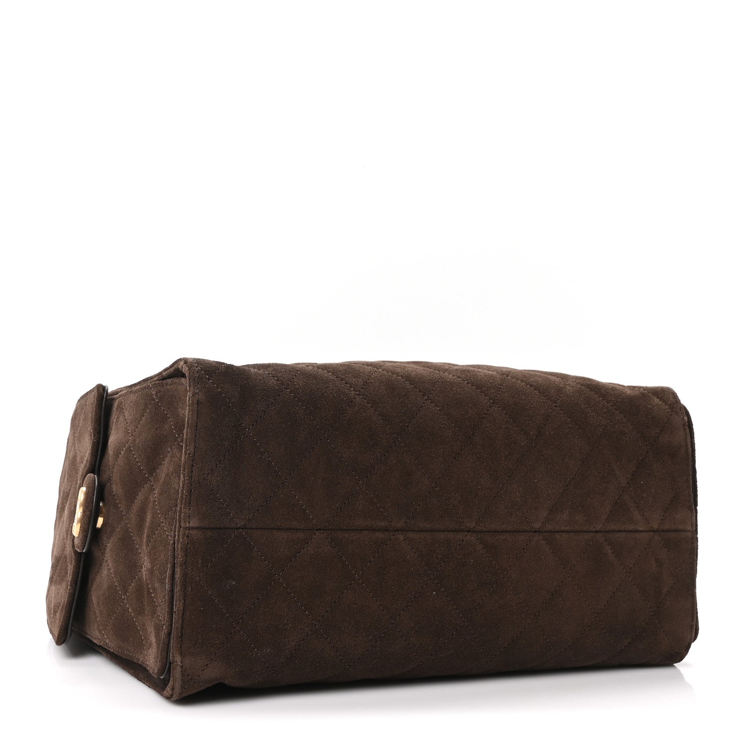 Chanel Suede Quilted Medium Chanel 25 Handbag Dark Brown 5 of 11