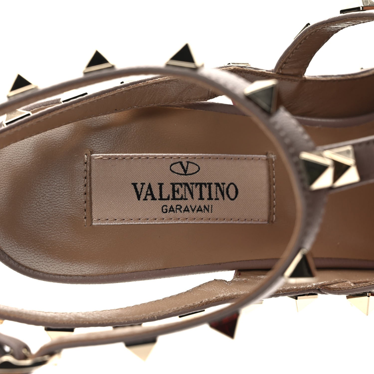 Valentino Garavani Patent Nappa Rockstud Ankle Strap 100mm Pumps 37.5 Rose Violet Poudre 7 of 8
