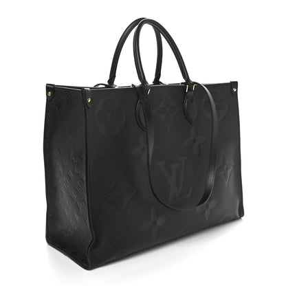Louis Vuitton Empreinte Monogram Giant Onthego GM Black 3 of 9