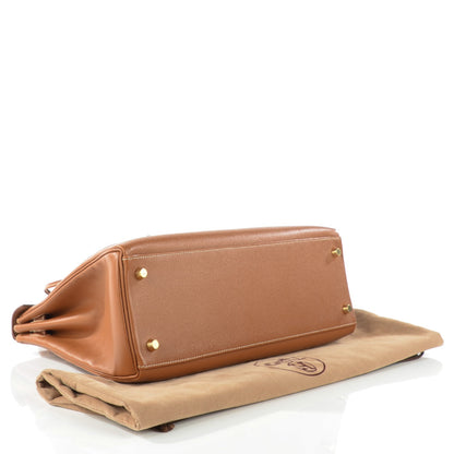 Hermes Courchevel Kelly Retourne 32 Gold 12 of 16