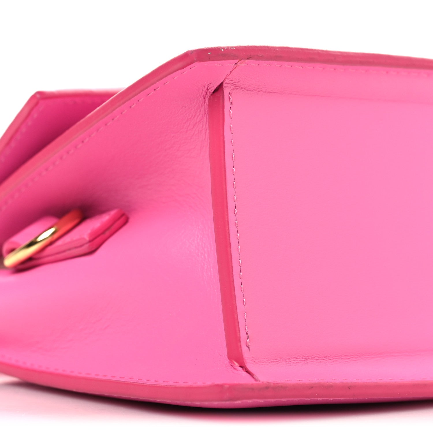 Jacquemus Smooth Calfskin Le Chiquito Noeud Neon Pink 8 of 9
