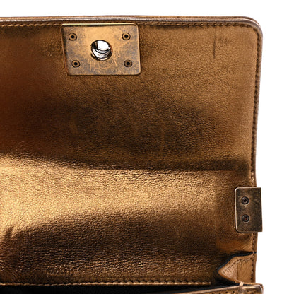 Chanel Galuchat Stingray Mini Boy Flap Gold 15 of 17