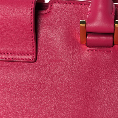 Saint Laurent Calfskin Medium Classic Y Cabas Fuchsia 11 of 12
