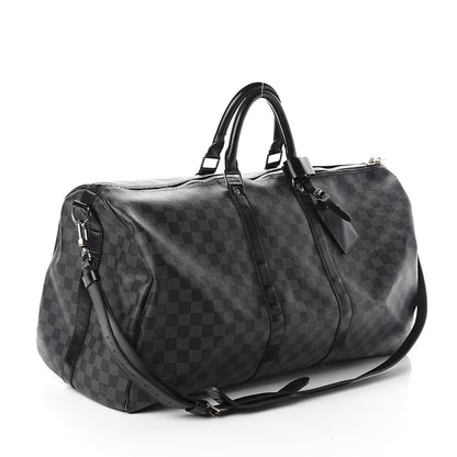 Louis Vuitton Damier Graphite Keepall Bandouliere 55 2 of 8
