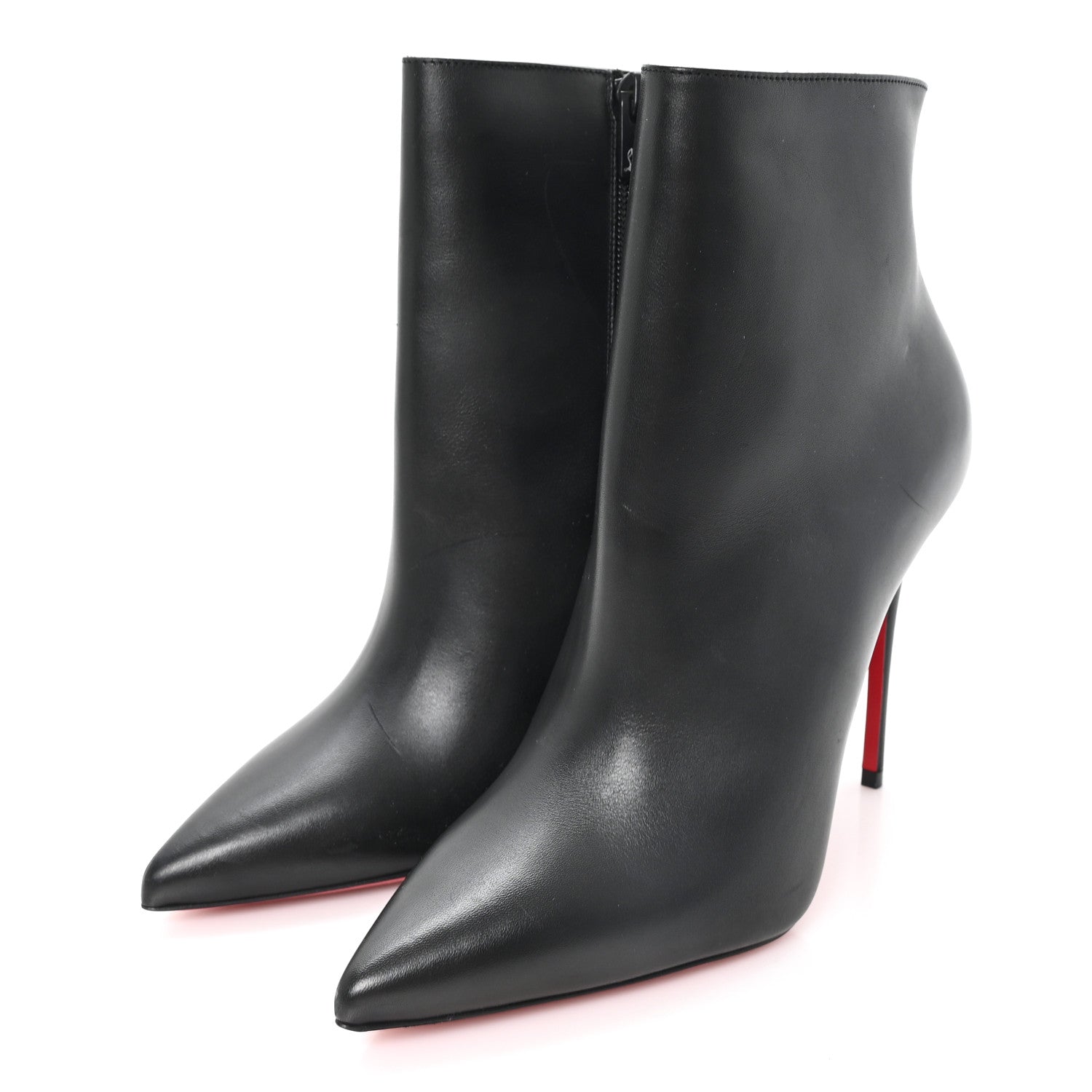 Christian Louboutin Calfskin So Kate Booty 100 Ankle Boots 37.5 Black 4 of 9