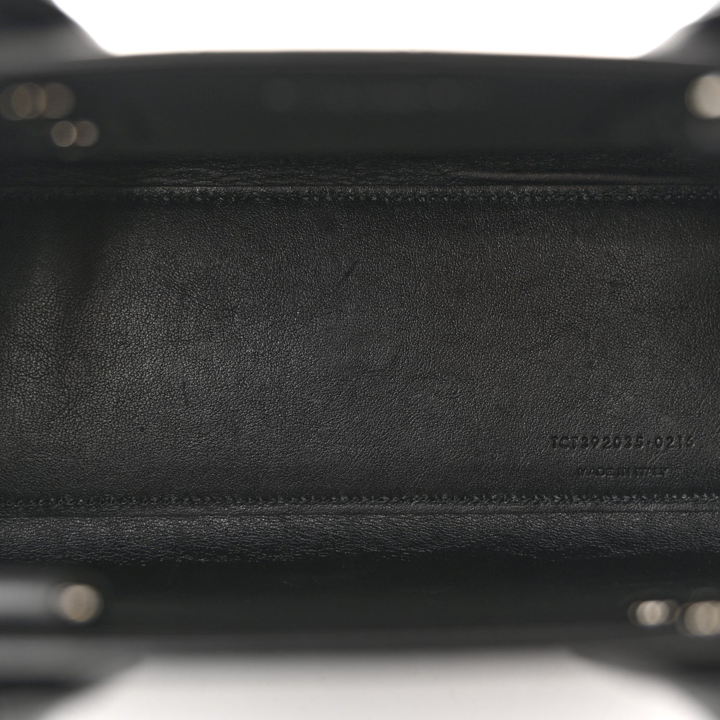Calfskin Crocodile Embossed Nano Sac De Jour Black
