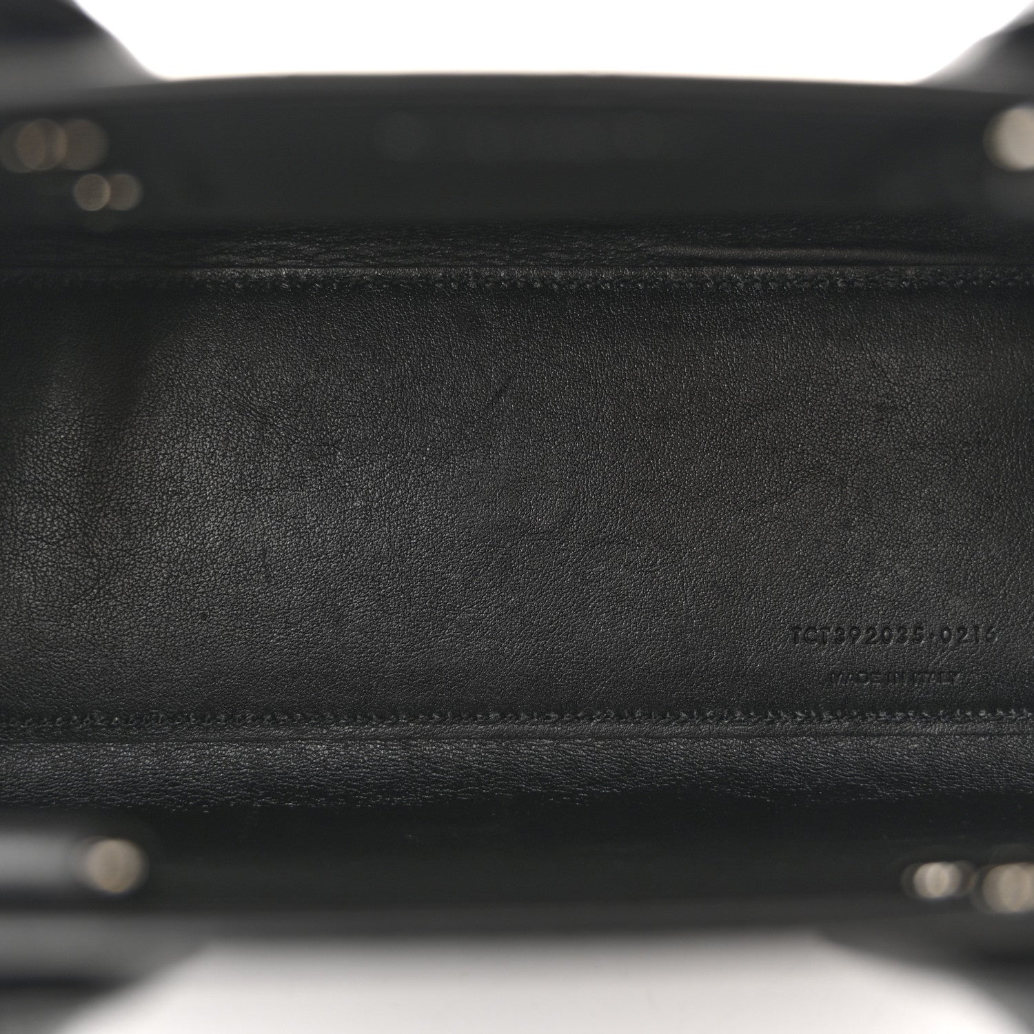 Saint Laurent Calfskin Crocodile Embossed Nano Sac De Jour Black 5 of 13