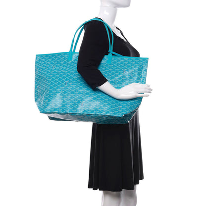 Goyard Goyardine Saint Louis GM Turquoise 2 of 8