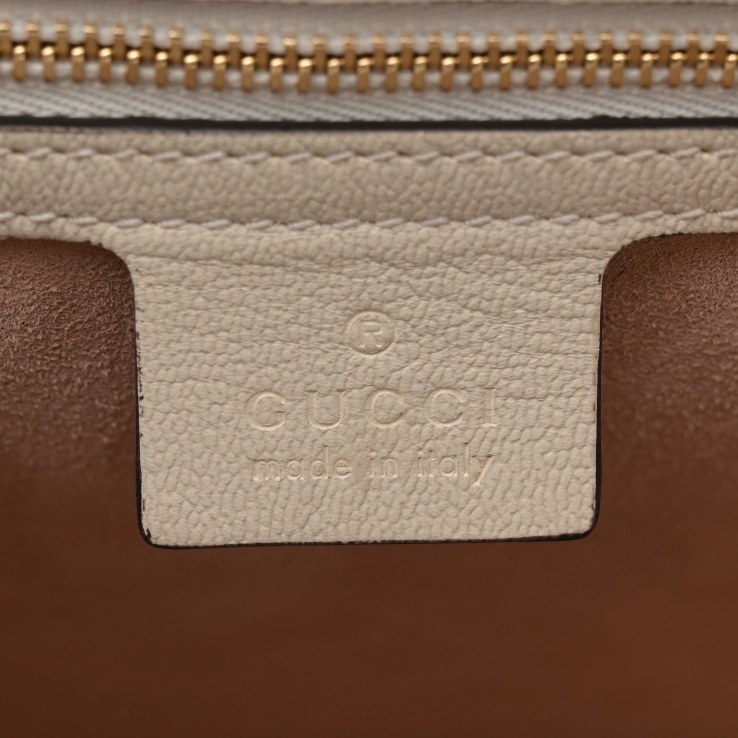 Gucci GG Supreme Monogram Calfskin Small Padlock Messenger Shoulder Bag Beige Mystic White Sun Oil 6 of 11
