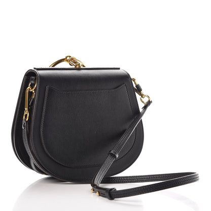 Chloe Calfskin Suede Medium Nile Bracelet Bag Black 3 of 10