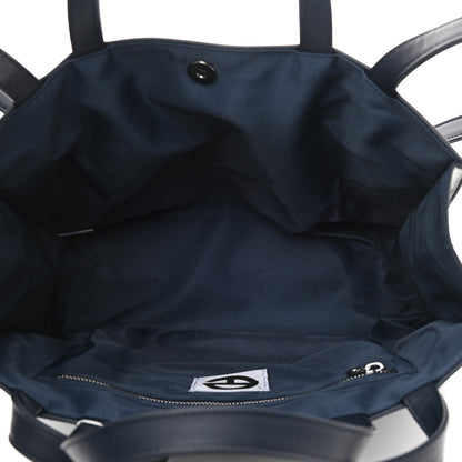 Telfar Vegan Leather Medium Shopping Bag Navy 5 of 10