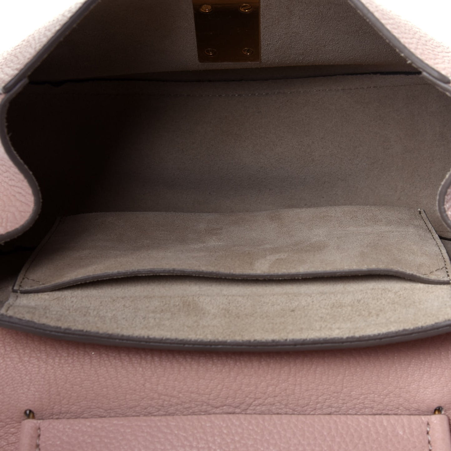 Grained Goatskin Drew Shoulder Bag Biscotti Beige