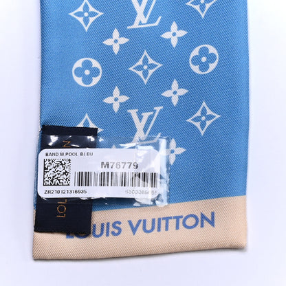 Louis Vuitton Silk Monogram Gradient By The Pool Bandeau Blue 3 of 3