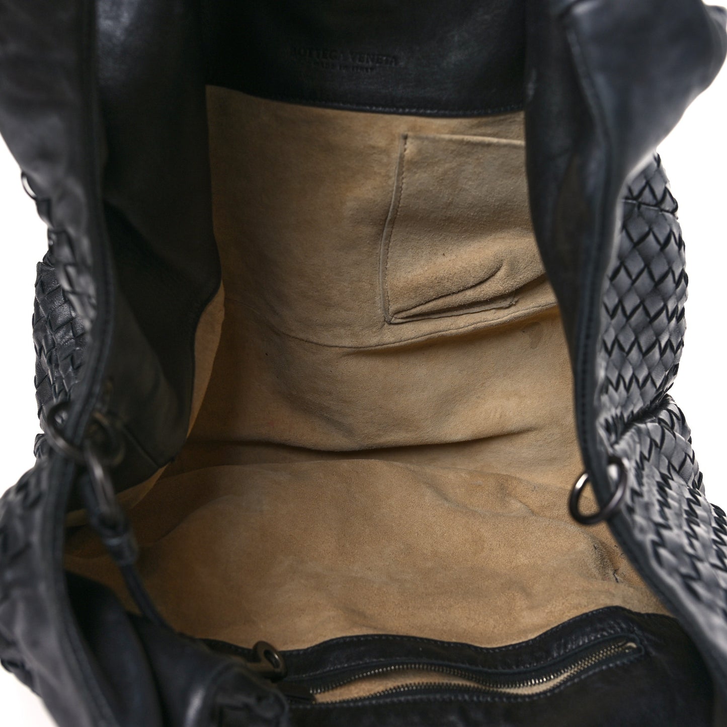Nappa Intrecciato Large Campana Black