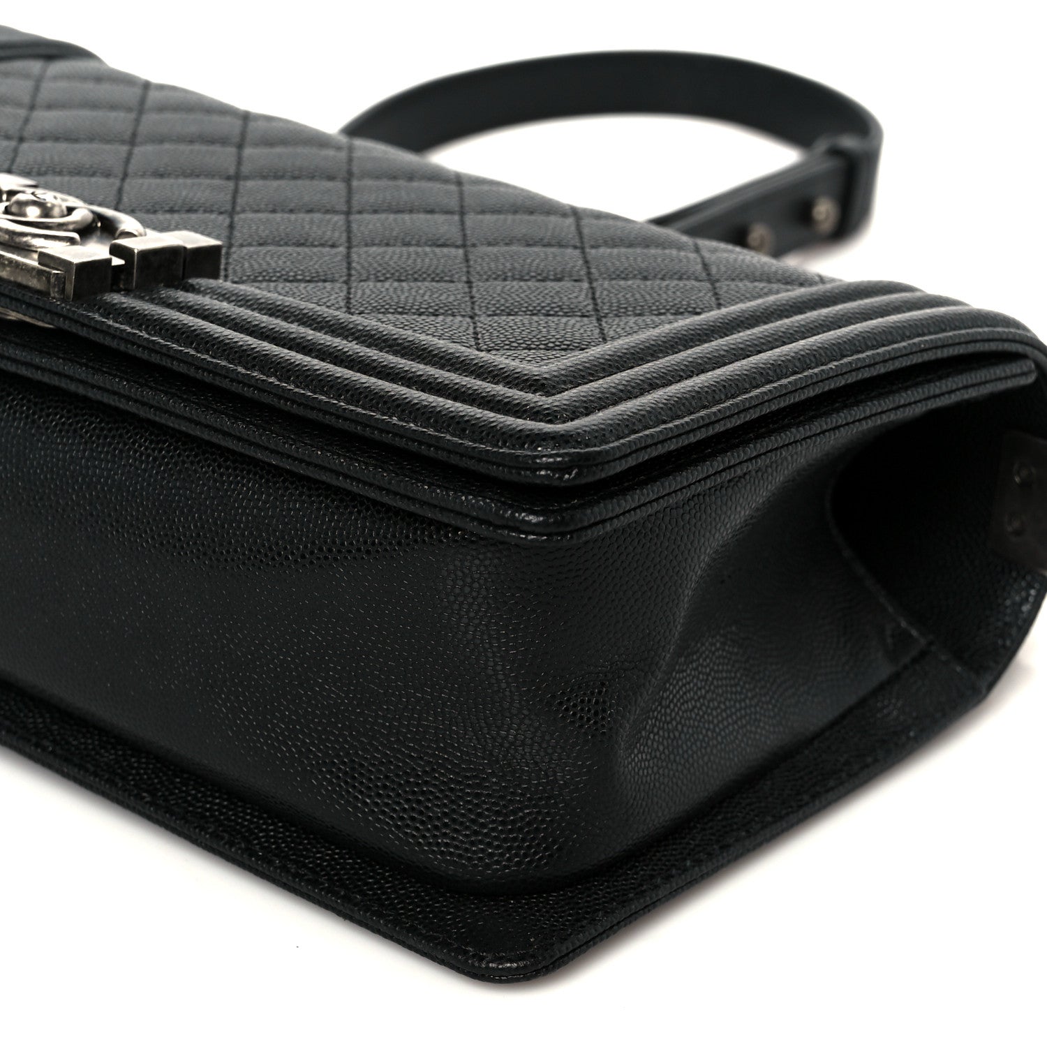 Chanel Caviar Quilted Medium Boy Flap Black 10 of 10