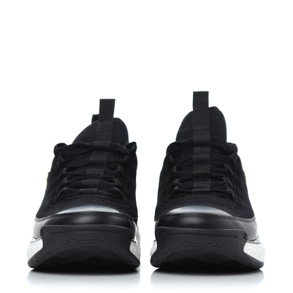 Chanel Velvet Calfskin Mixed Fibers CC Sneakers 39.5 Black 2 of 10