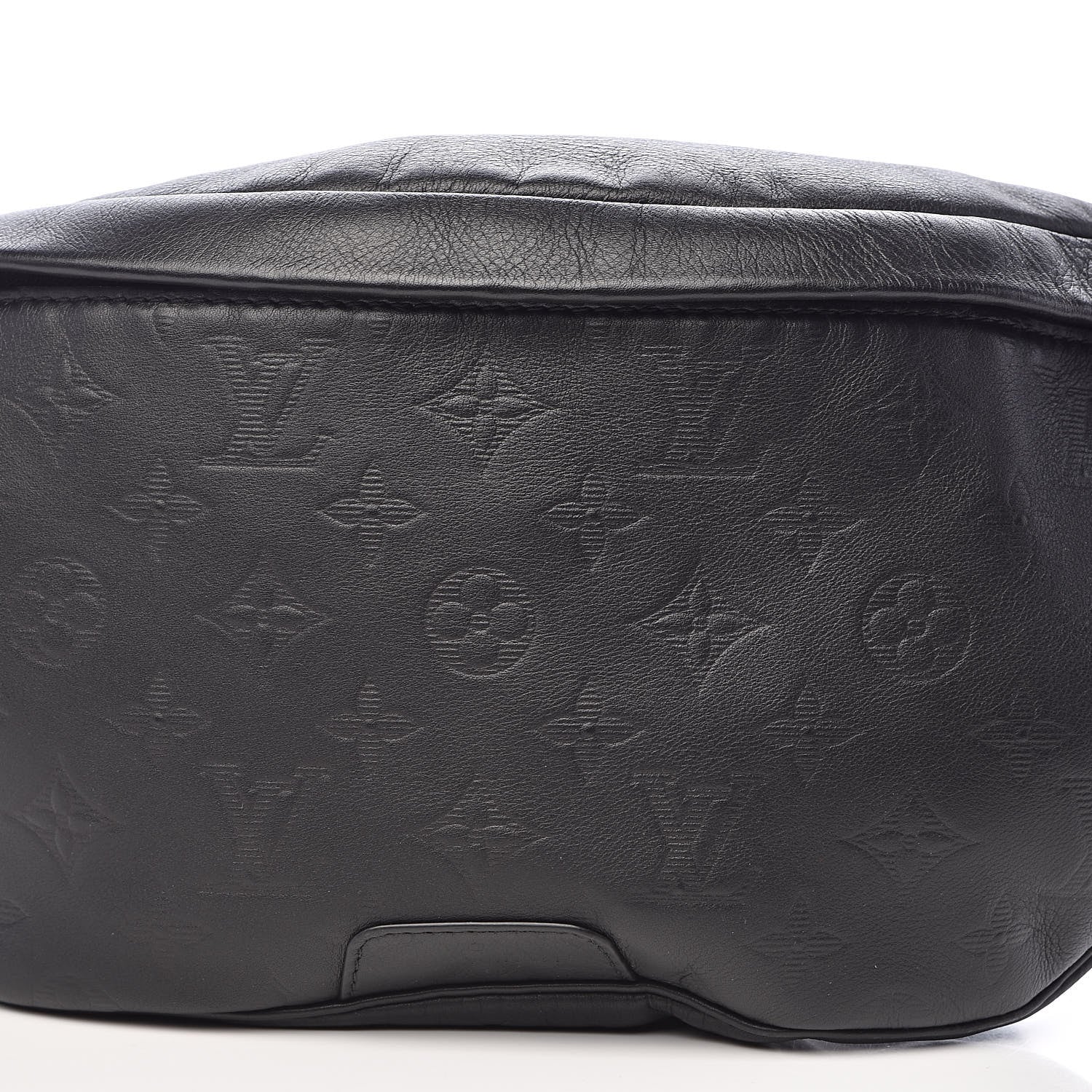Louis Vuitton Calfskin Monogram Shadow Discovery Bumbag Black 9 of 9
