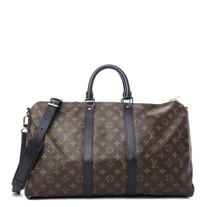 Louis Vuitton Monogram Macassar Keepall Bandouliere 45 1 of 10