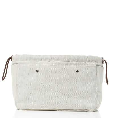 Hermes Canvas Barenia Fourbi 25 MM Pouch Naturel Fauve 1 of 12