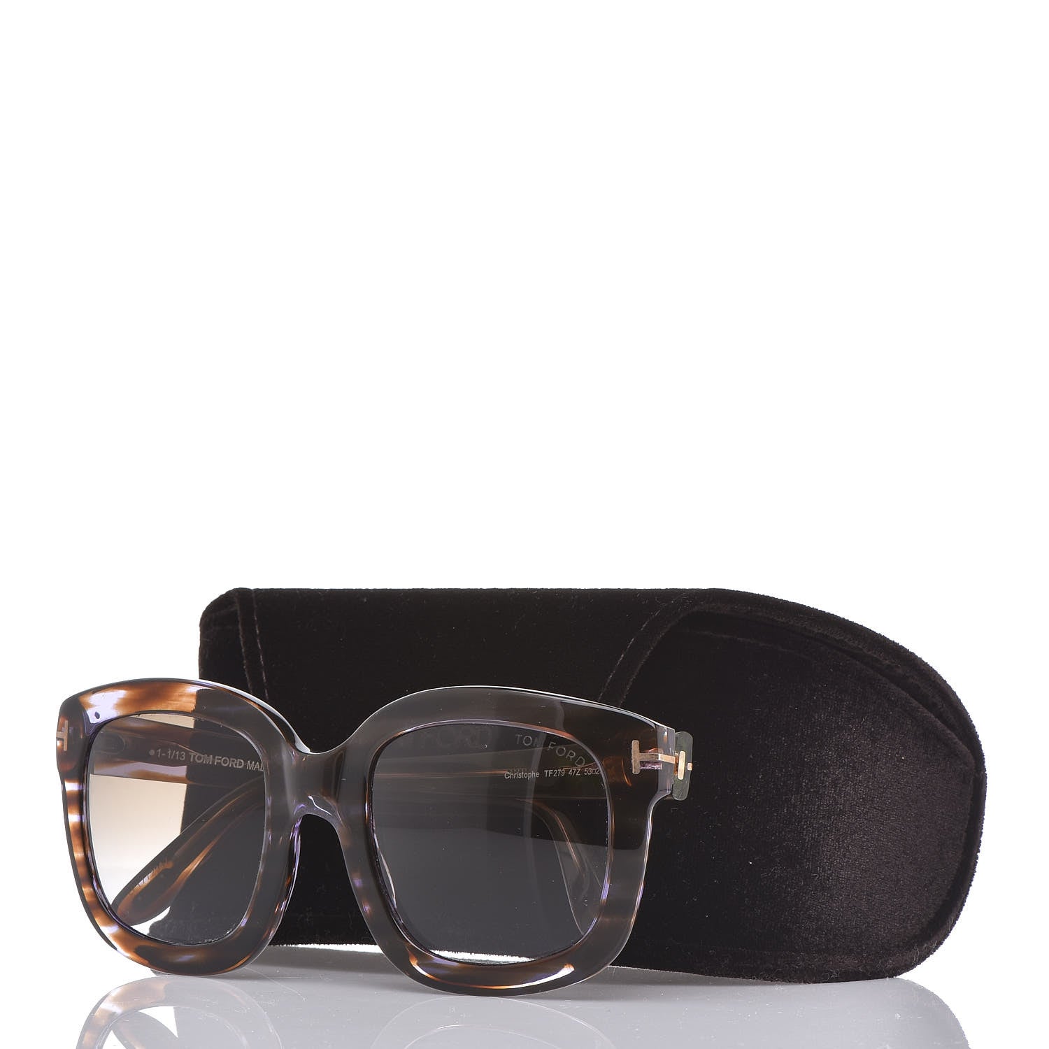Tom Ford Christophe Sunglasses TF279 Grey Marble 7 of 7